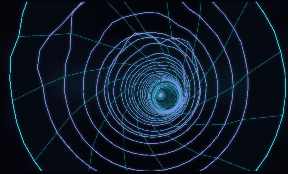 Neon Tunnel music visualizer style preview